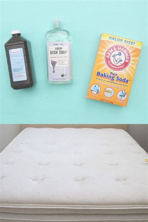 clean mattress stains